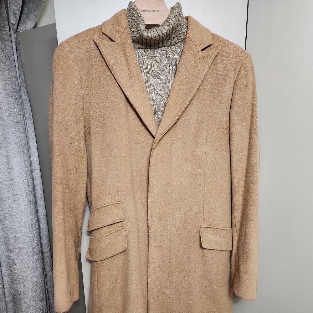 Banana Republic Camel/Tan Wool Pea Coat